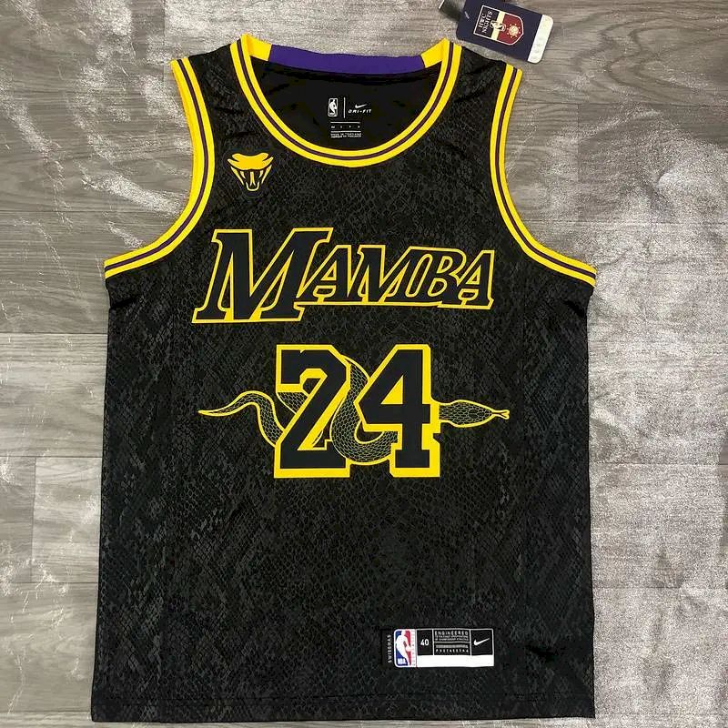 Camisa masculina Kobe Bryant Black Mamba Swingman Player Version