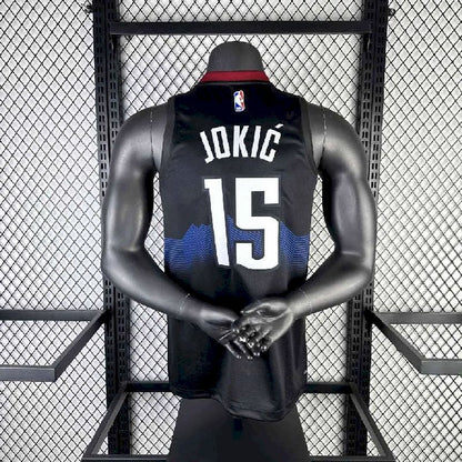 Denver Nuggets 2024/25 City Edition Cor Preta JOKIC#15