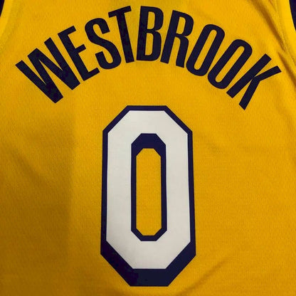 Russell Westbrook Men’s Yellow Swingman Team Jersey – City Edition