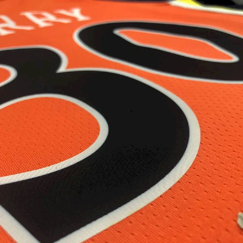 Camisa Masculina Stephen Curry Laranja Versão Jogador – Edição Clássica Retro