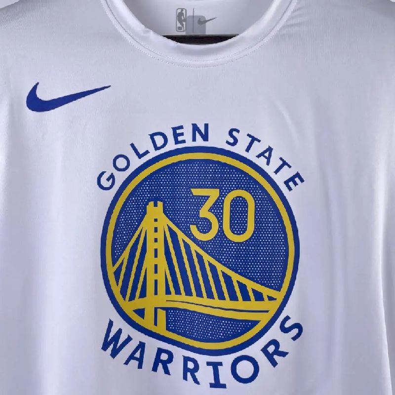 Camiseta masculina Stephen Curry branca da equipe
