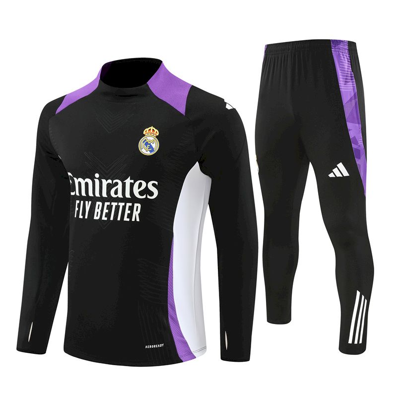Suéter e calça adulto com zíper médio Real Madrid 2024/25 14001