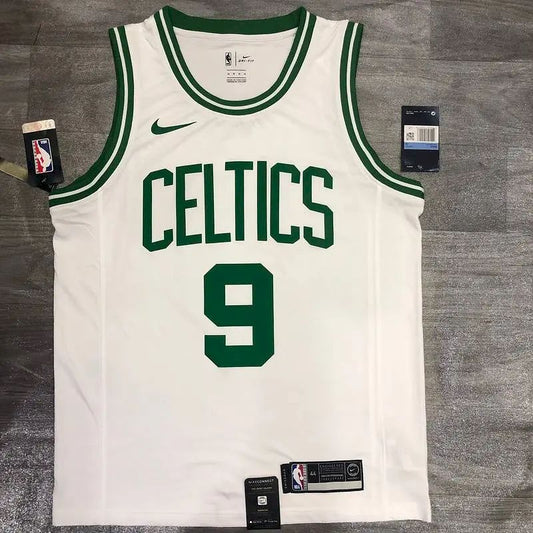 Rajon Rondo White Men’s Player Version Jersey-Association Edition