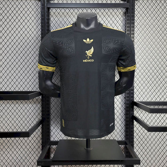 Mexico 2025/26 Gold- Black Jersey Player Version