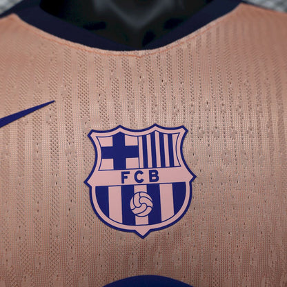 Camisa de treino pré-jogo do Barcelona 2025/26 versão jogador