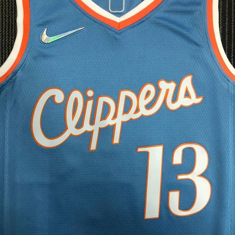 Camisa Paul George Azul Masculina do Time – Edição City do 75º Aniversário