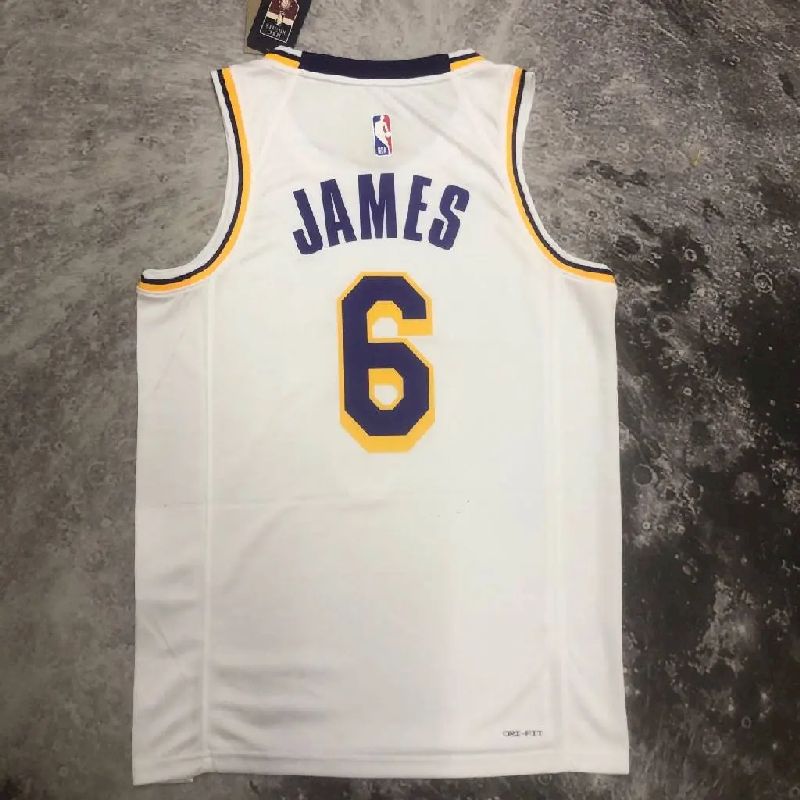Men’s LeBron James White Team Jersey
