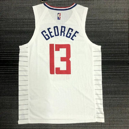 Men’s Paul George White Team Jersey – Authentic Edition