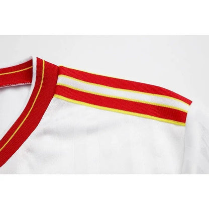 Camisa retrô de mangas compridas reserva do Liverpool 1985/87