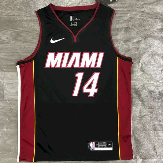 Men’s Tyler Herro 2020-21 Black Swingman Player Version Jersey – Icon Edition