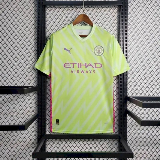 Camisa de goleiro do Manchester City 2023/24 amarela