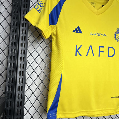 Al-Nassr FC 2024/25 Home Kids Kit