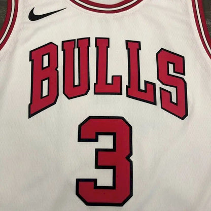 Camisa masculina Dwyane Wade Swingman versão jogador branca – edição Association