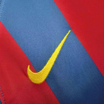 Camisa retrô de mangas compridas do Barcelona 2005/06 Home UCL Edition