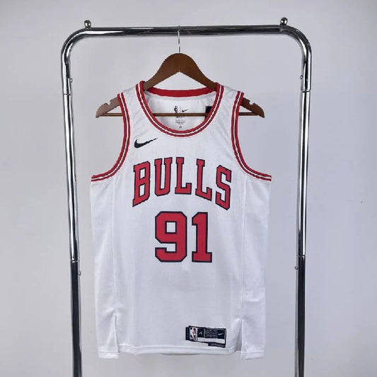 Camisa branca masculina Dennis Rodman Team
