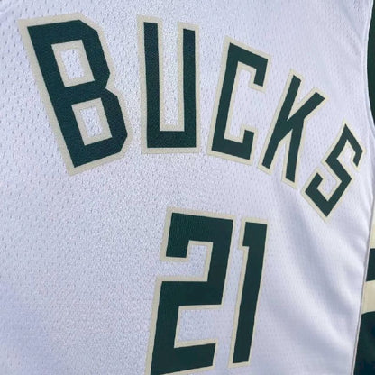 Camisa Jrue Holiday Branca Masculina 2023 - Time Principal