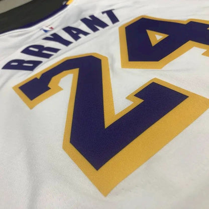 Camisa Kobe Bryant 24 branca masculina versão jogador