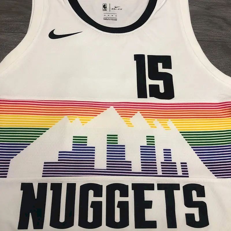 Camisa Nikola Jokic Masculina Branca Versão Jogador - Edição Clássica Retro