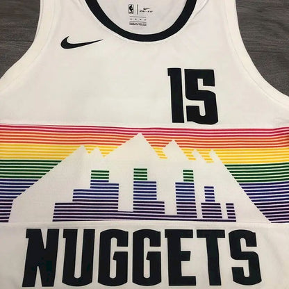 Camisa Nikola Jokic Masculina Branca Versão Jogador - Edição Clássica Retro