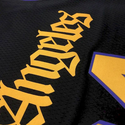 Camisa masculina Kobe Bryant 2020-21 preta versão Swingman – Noche Latina
