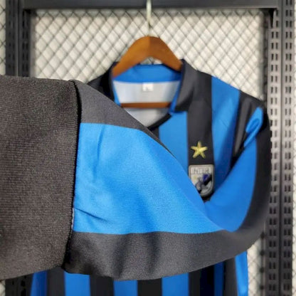 Camisa retrô de mangas compridas Inter de Milão 1998 Home
