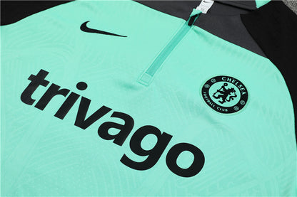 Suéter e calça Chelsea 2024/25 com zíper e meio zíper 14001