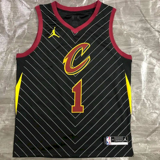 Derrick Rose Men’s Black Swingman Team Jersey – Statement Edition