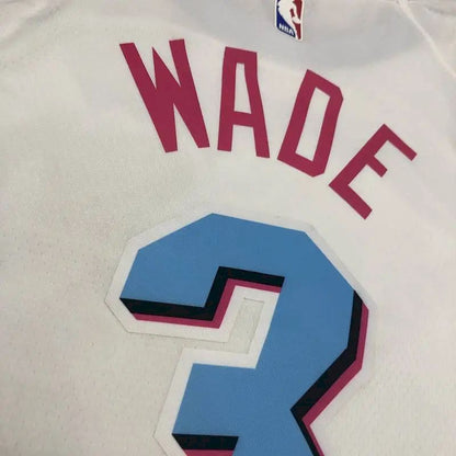 Camisa Dwyane Wade Masculina Branca Versão Jogador – Edição Clássica Retro