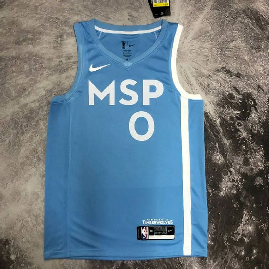 Camisa azul masculina D'Angelo Russell Team