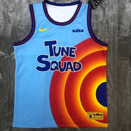 Men’s LeBron James Blue Swingman Player Version Jersey – Movie Edition