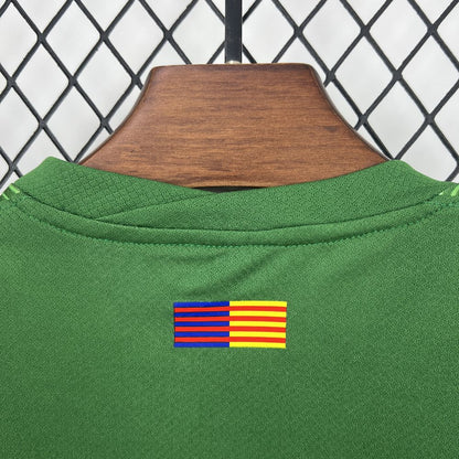 Barcelona 2025/26 Green Goalkeeper Kids Kit