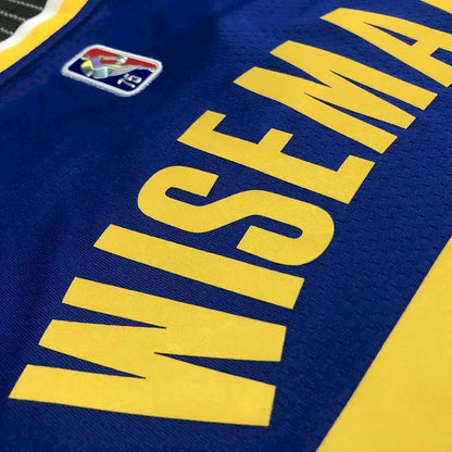 Camisa azul masculina James Wiseman Team – Edição de 75º aniversário