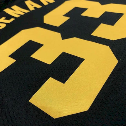 Camisa James Wiseman preta masculina – Edição City do 75º aniversário