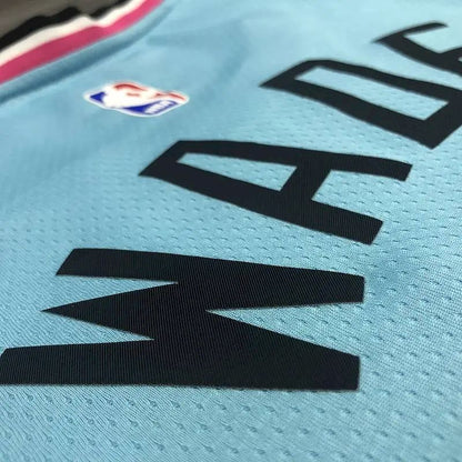 Camisa Dwyane Wade Azul Masculina Versão Jogador – Edição Clássica Retro