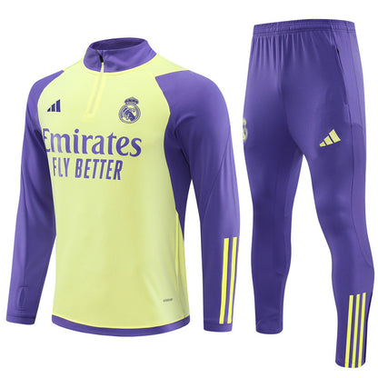 Suéter e calça adulto com zíper médio Real Madrid 2023/24 14001