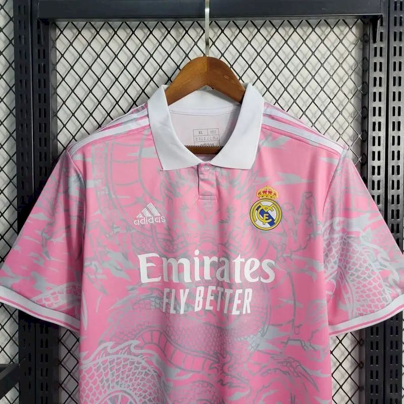 Camisa Real Madrid 2023/24 Edição Especial Dragão Rosa