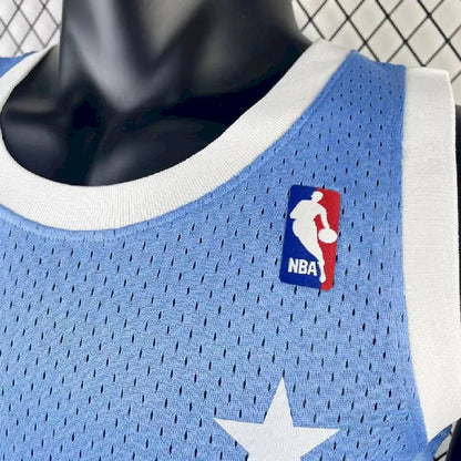 Camisa masculina M&amp;N Kobe Bryant azul retrô 2004/05