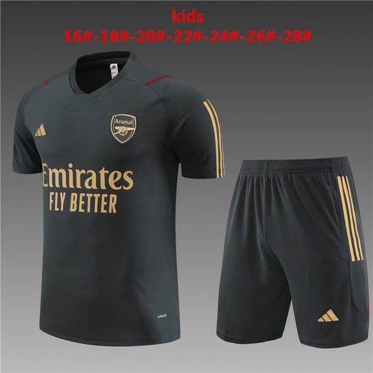 Camisa e short infantil de treino do Arsenal 2023/24 14001