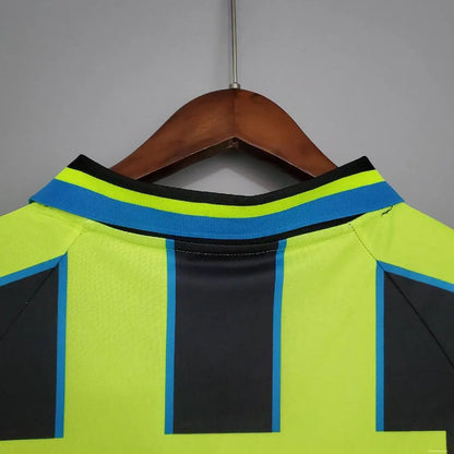 Camisa retrô reserva do Manchester City 1998-99