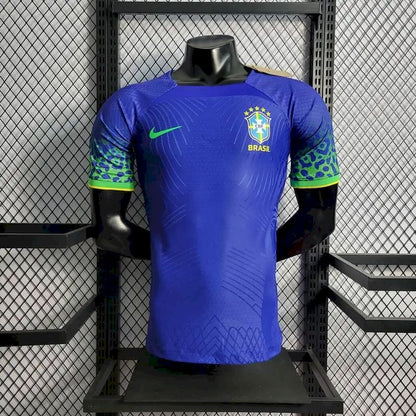 Men's Brazil 2022 Away Jersey Player Version
