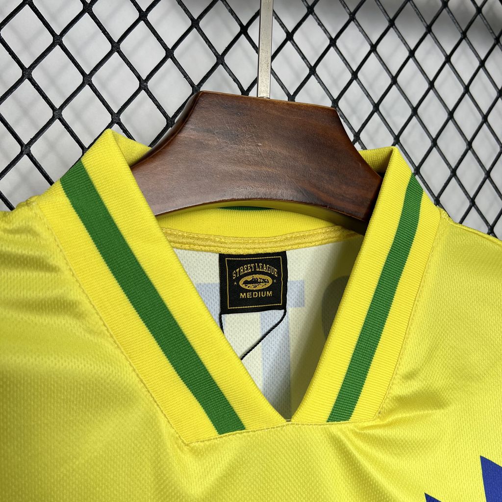Camisa retrô do Brasil 1995 Corteiz