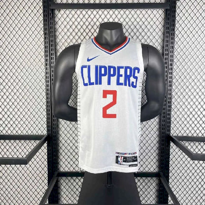 Camisa Kawhi Leonard Branca Masculina 2023 - Time Principal