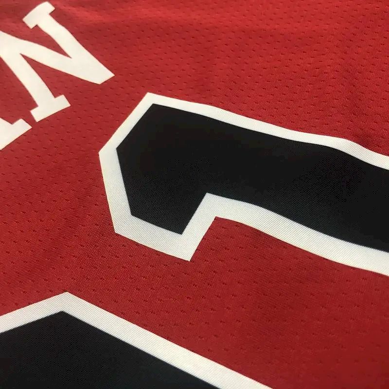 Camisa vermelha masculina Swingman Dennis Rodman – Edição Ícone