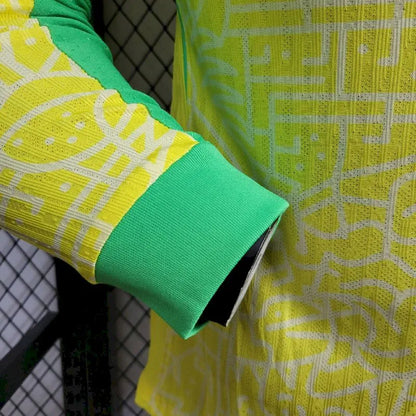 Camisa Brasil 2024/25 Home Manga Longa Versão Jogador