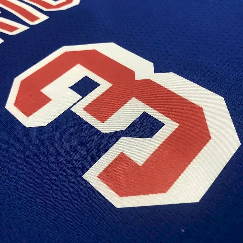 Camisa Jordan Poole Azul Masculina - Edição Clássica do 75º Aniversário