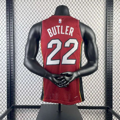 Camisa vermelha masculina Jimmy Butler Team – Edição Statement