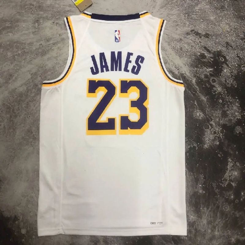 Men’s LeBron James White Team Jersey