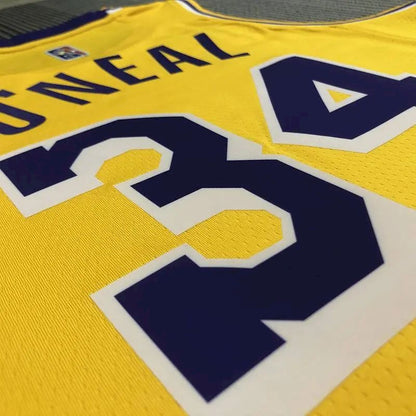 Camisa amarela masculina do time Shaquille O'Neal – Edição de 75º aniversário