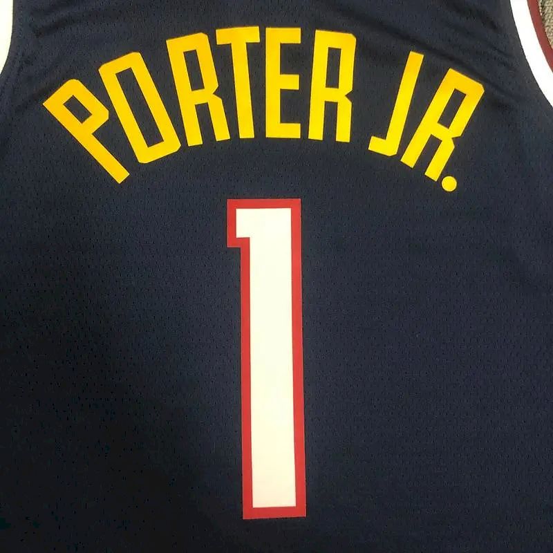 Camisa Michael Porter Jr. Preta Swingman Player Version Masculina – Edição Ícone