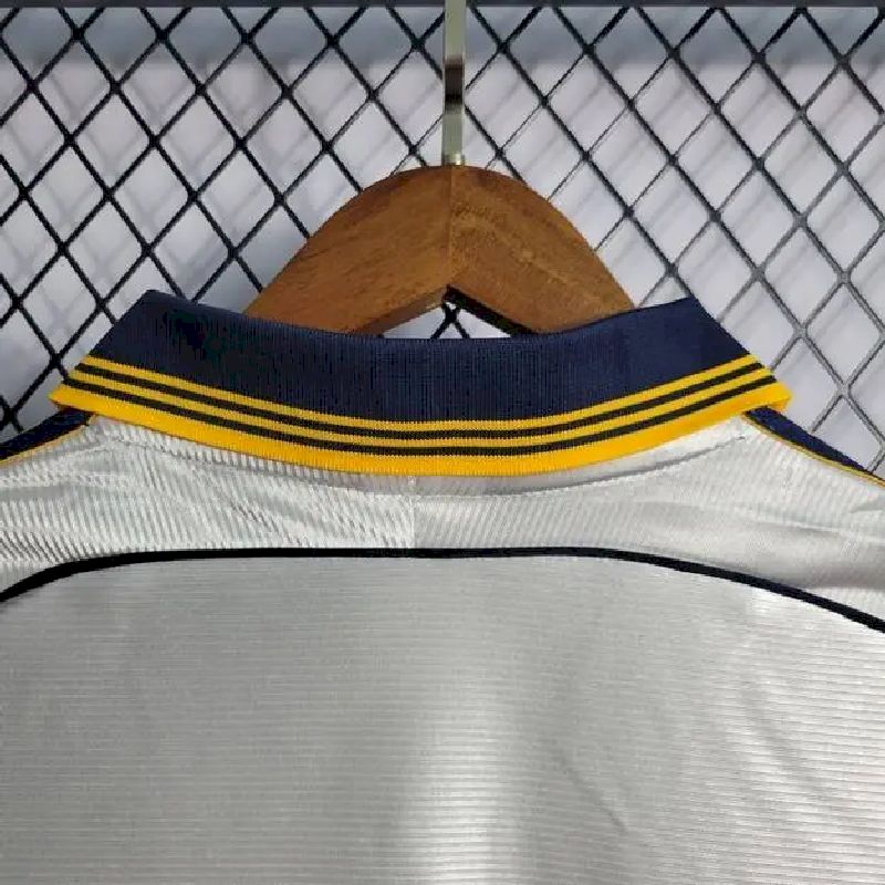 Camisa retrô de mangas compridas do Real Madrid 1998/00 Home